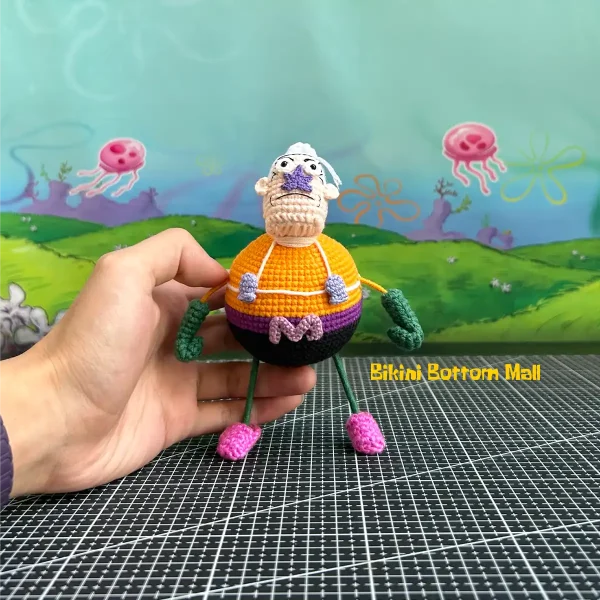 SpongeBob Mermaid Man & Barnacle Boy Crochet Plushie